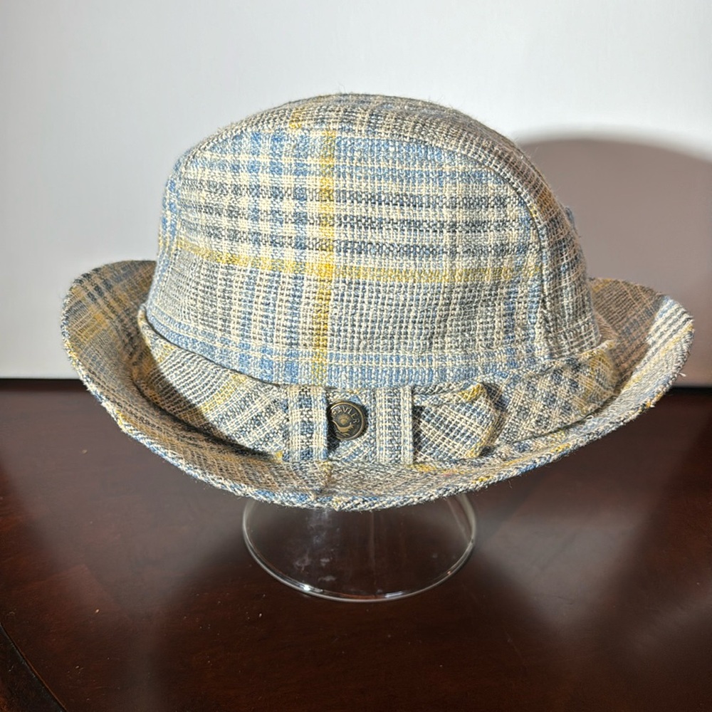 Vintage plaid fedora EUC